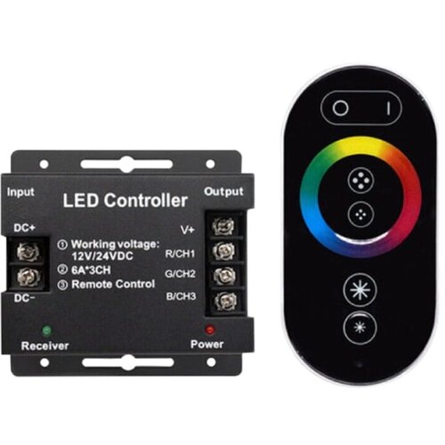  Kontroler za RGB LED trake, touch daljinski 216W Cene