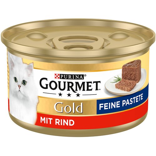 Gourmet Snižena cijena! 24 x 85 g Gold mokra hrana za mačke - Fina pa&scaron;teta govedina Cijene
