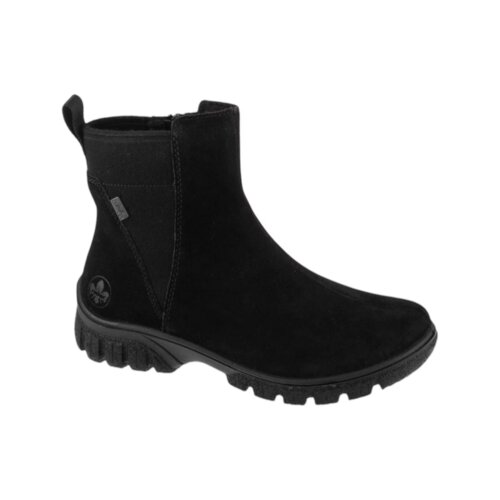 Rieker Pol&amp;scaron;kornji Booties Črna Slike