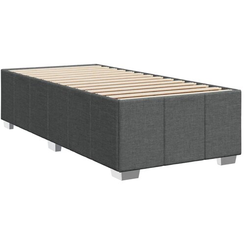  Boxspring krevet s madracem Tamnosiva 90 x 200 cm Tkanina - Tamnosiva 90 x 200 cm Dizajn linija Slike