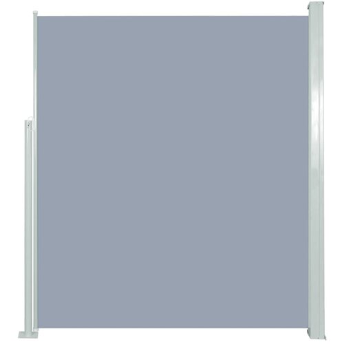 Maison Chic Zložljiva stranska tenda - Senčniki za teraso 160x300 cm siva, (22039519) Slike