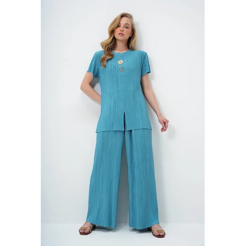 Trend Alacati Stili Ženski komlet bluza i pantalone Alc-X14138, Menta Cene