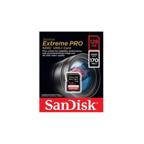 Memorijska kartica SanDisk SD 128GB Extreme PRO 170MB/s Cijene