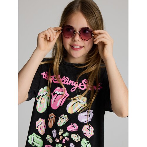 Reserved GIRLS` T-SHIRT - tamnosivo Cene