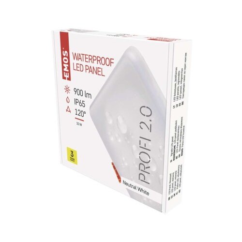  LED panel VIXXO, kvadratni, bel, 10W, nevtralno bela Cene