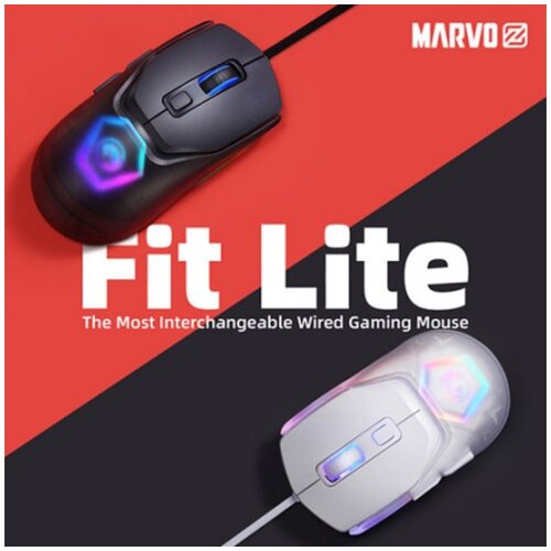 Marvo gaming miš Z FIT LITE G1, sivi Cene