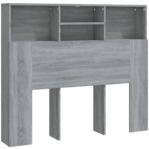 Maison Chic vzglavna omarica - nočna omarica - posteljna omarica siva sonoma 120x19x103,5 cm, (21705845) Cene