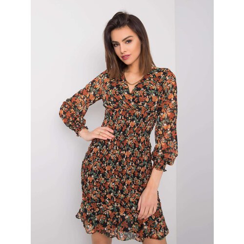 RUE PARIS Dress-328-SK-50024.52-black-beige Slike