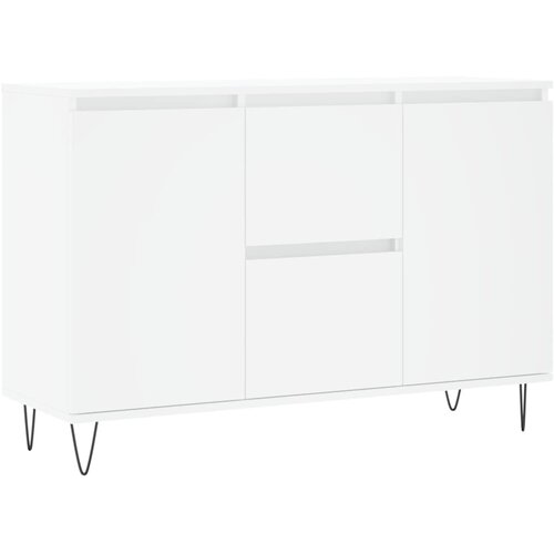 Maison Chic Komoda - Predalnik bela 104x35x70 cm inženirski les, (21716066) Slike