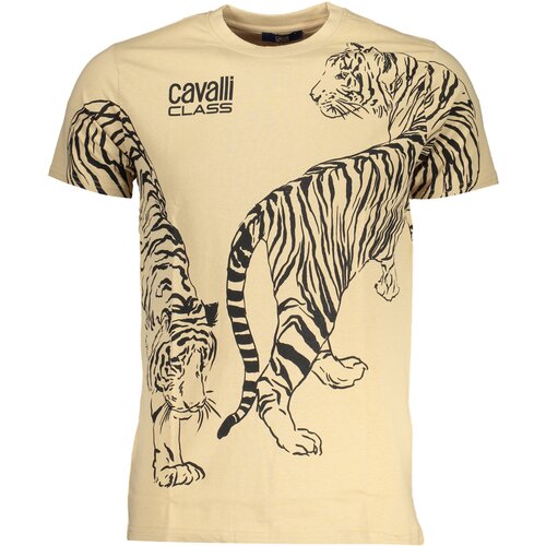 Cavalli Class MEN&#39;S SHORT SLEEVED T-SHIRT BEIGE Cene