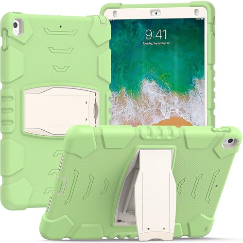 NIKCORP Ovitek za iPad 6 / Air 2 9.7" oklepen s stojalom, robustna troslojna zaščita proti udarcem, silikon in plastika, zelen, (5000138918) Cene