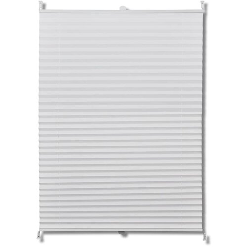 vidaXL Plise Harmonika Zavese velikost 50 x 150 cm Bele barve, (21050347) Cene
