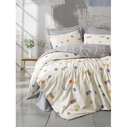 Evo set posteljine, 200x220cm, siva Cene