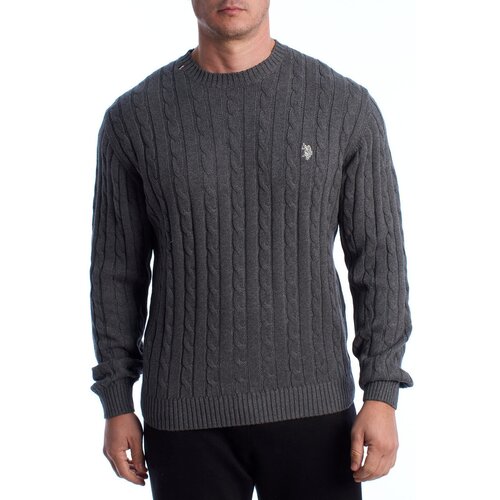 U.S. Polo Assn. Puloverji US40173042-189 Siva Cene