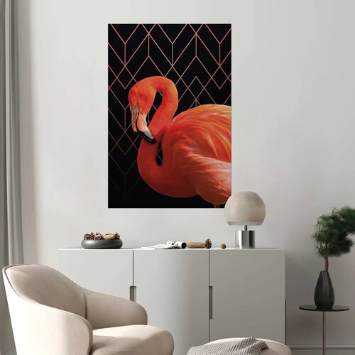  Plakat - Flamingo Solo 21x30 Bez okvira Slike