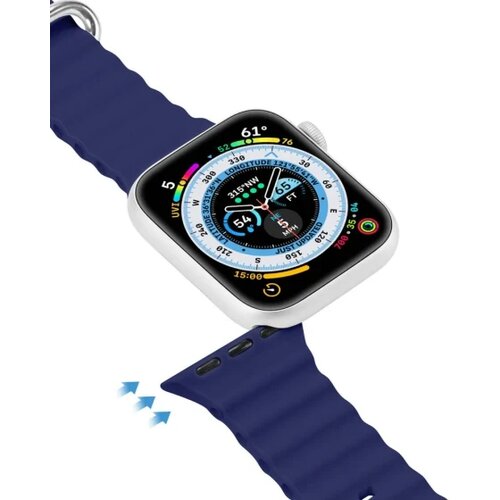 Dux ducis Ocean Wave - sport silicone strap for Apple Watch 42/44/45mm blue Cijene
