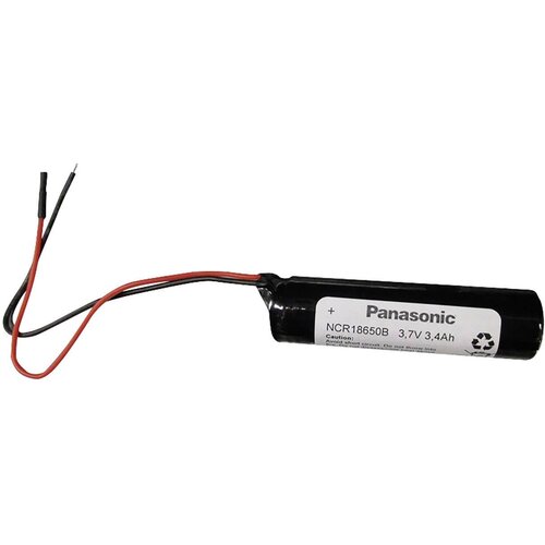 Panasonic Litij-ionski akumulator s kablom ICR18650 3\, 7 V 3400 mAh (&Oslash; x V) 18 mm x 70 mm NCR18650BK, (20439437) Cene