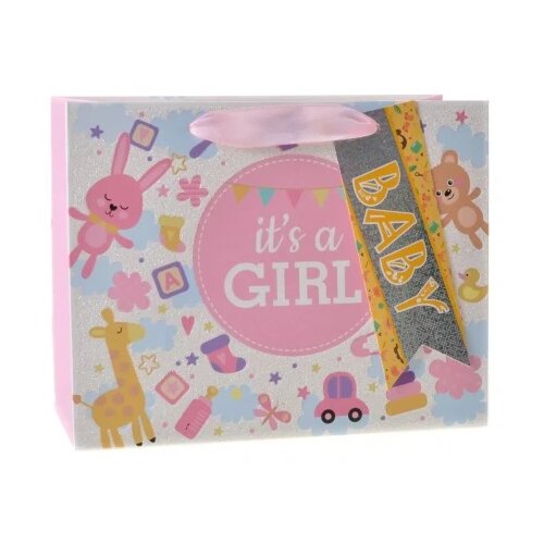 Festa premia ukrasna kesa baby m its a girl ( B2C00180 ) Slike