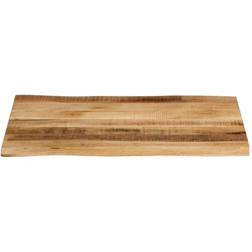 Stolna ploča sa živi rub 90x60x2,5 cm masivno grubo drvo manga Slike