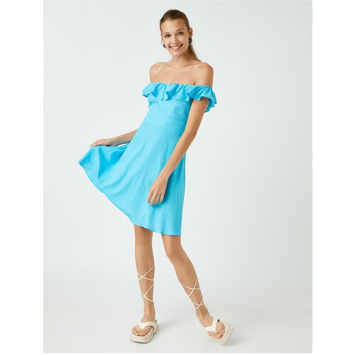 Koton Dress - Blue - Wrapover Slike