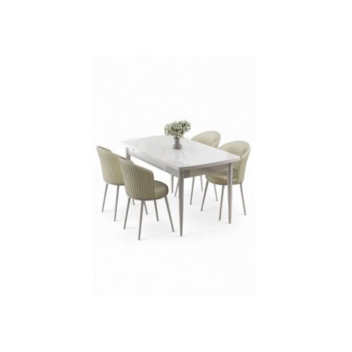 Hanah home Trpezarijski set, 5 dijelova, svijetlozelena Cijene