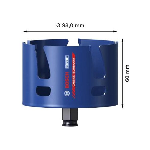 Bosch expert construction material pc plus testera za otvore 98mm, 2608901940 Cene