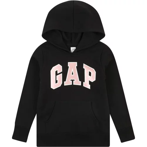GAP Sweater majica roza / crna / bijela