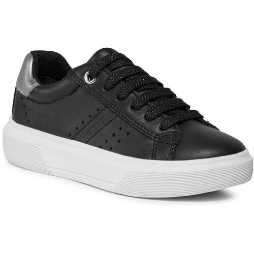Geox Superge J Nettuno Girl J25GCA 00085 C9244 S Black/Dk Silver Cene