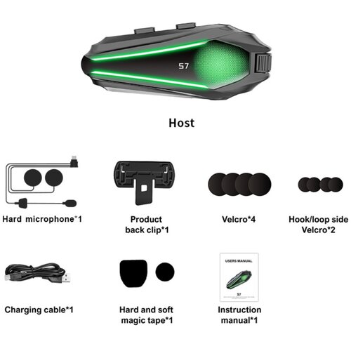 INF Motoristična Bluetooth slu&scaron;alka z mikrofonu, 30h, IP67, (5000323628) Cene