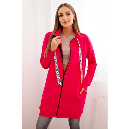 Kesi Women&amp;#039;s zip-up sweatshirt with prints fuchsia Slike