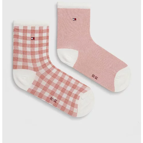 Tommy Hilfiger Čarape 2-pack za žene, boja: ružičasta, 701227305