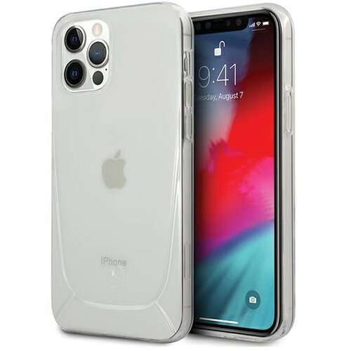 Mercedes MEHCP12LARCT IPHONE 12 PRO MAX 6,7 CLEAR HARDCASE TRANSPARENT LINE, (21834052) Cene