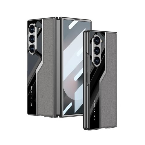  Futrola leather style za samsung f956b galaxy z fold 6 5g siva (gkk case) ( F116724 ) Cene