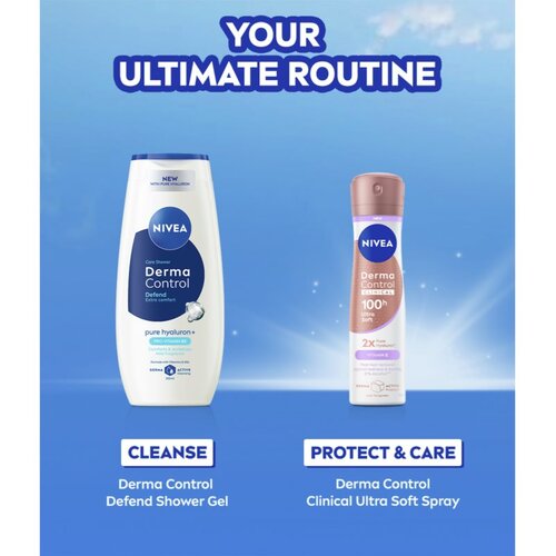 Nivea Derma Control Clinical Ultra Soft antiperspirant v pr&amp;scaron;ilu 150 ml Slike