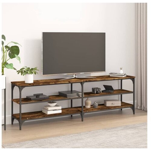  TV omarica dimljeni hrast 160x30x50 cm inženirski les Cene