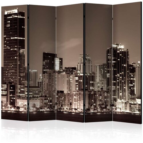  Paravan u 5 dijelova - Miami in Sepia II [Room Dividers] 225x172 Slike