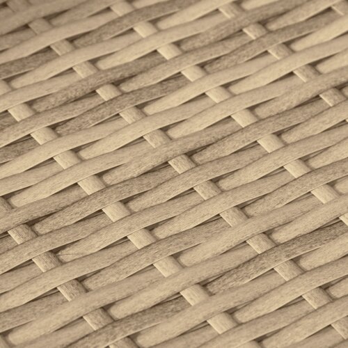  7-dijelni set vrtnih sofa od poliratana s jastucima bež 62 x 62 x 69 cm Slike