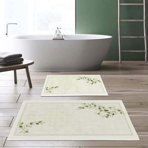  Kt459 multicolor bathmat set (2 pieces) Cene