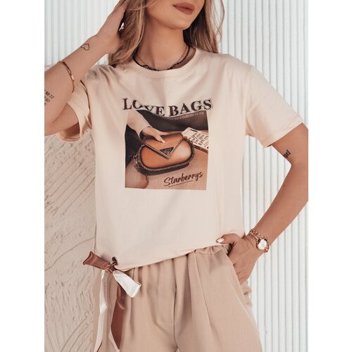 DStreet T-shirt damski LOBAG brzoskwiniowy Cene