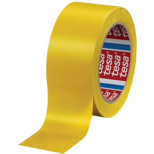 Traka za označavanje ljepljiva 50mm/33m pvc tesa 60760-95 žuta Slike