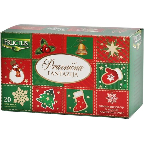 Fructus čaj Praznična fantazija 50g Cene
