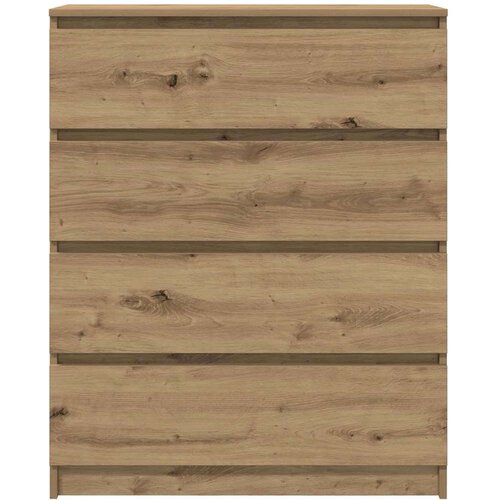 VidaXL Komoda boja hrasta artisan 80x35x99 cm konstruirano drvo Slike