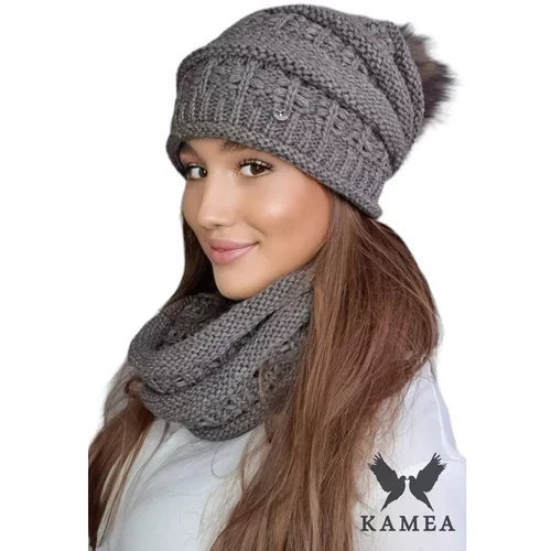 Kamea Woman's Set Hat&Chimney K.22.206.11