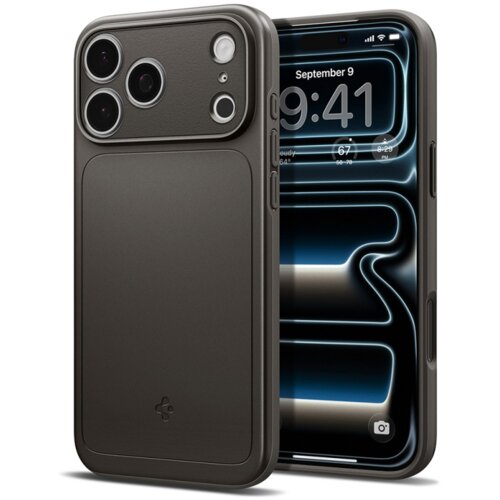 Spigen Thin Fit Apple iPhone 18 Pro / iPhone 17 Pro MagSafe - siv silikon Slike