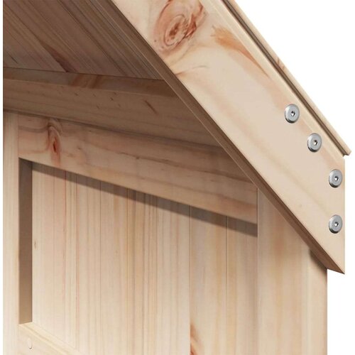 VidaXL krov za dječji krevet 60 x 99 x 139,5 cm od masivne borovine Slike
