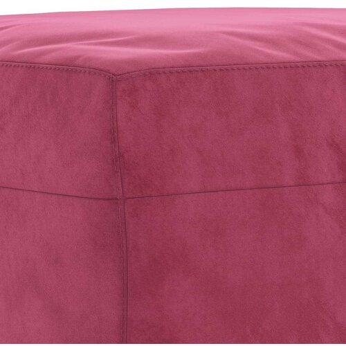  3-dijelni set sofa s jastucima crvena boja vina bar&amp;scaron;unasti Slike