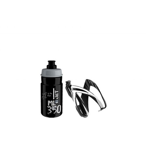  BIDON+NOSAČ BIDONA ELITE KIT CEO glossy-black grey 350ml Cene