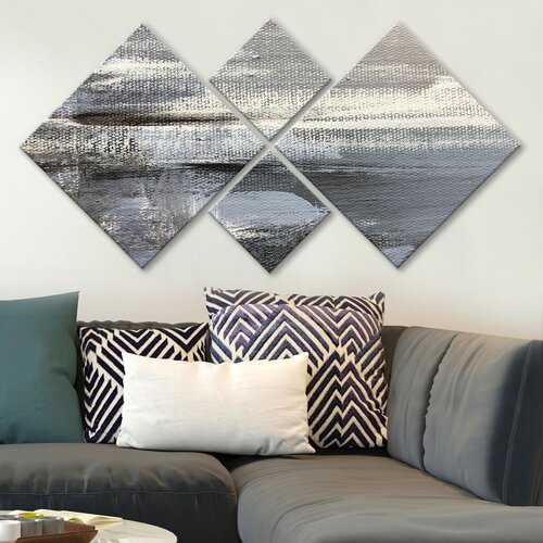 Wallity slika 4MDF1167631093, 60x115 cm, 4 dijela Cijene