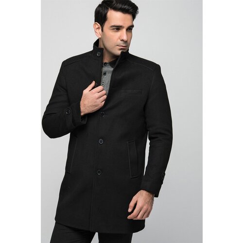 Dewberry PLT8333 MEN&amp;#039;S COAT-BLACK Slike