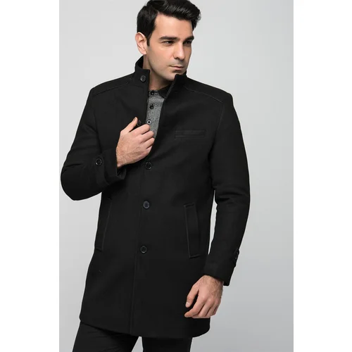 Dewberry PLT8333 MEN'S COAT-BLACK